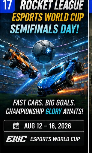 Rocket League's Esports World Cup Tournament Continues Today