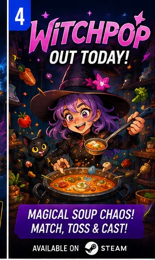 Witchpop Launches Its Magical Soup-Chaos Puzzle Game Today