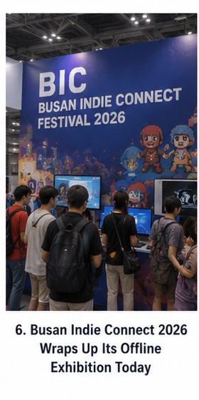 Busan Indie Connect 2026 Wraps Up Its Offline Exhibition Today