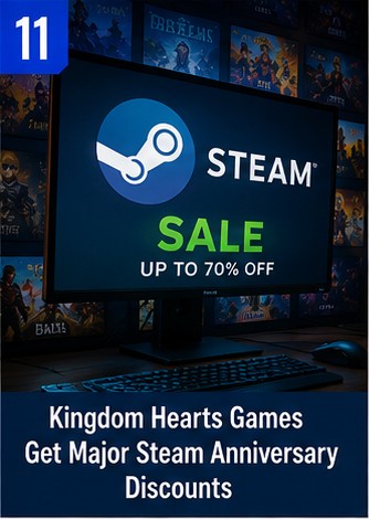 Kingdom Hearts Games Receive Major Steam Anniversary Discounts