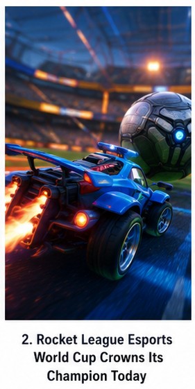 Rocket League Esports World Cup Crowns Its Champion Today
