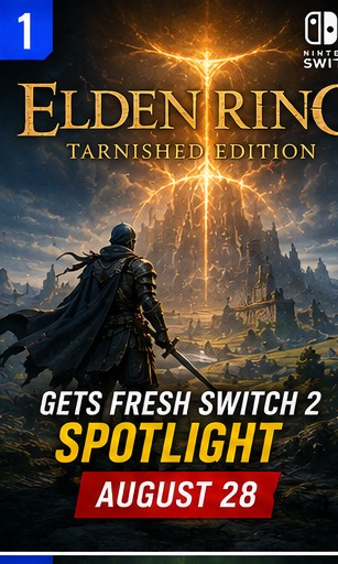 Elden Ring Tarnished Edition Gets Fresh Switch 2 Spotlight Ahead of August 28