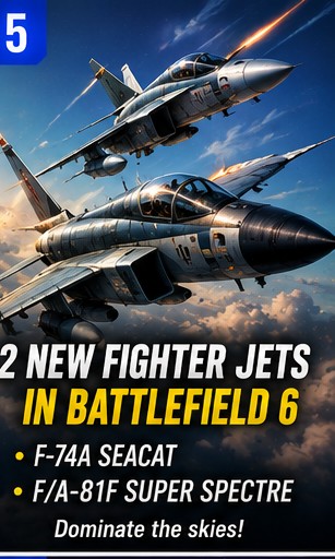 Battlefield 6 Adds Two New Fighter Jets