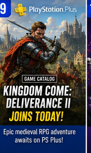 Kingdom Come: Deliverance II Joins PlayStation Plus Game Catalog