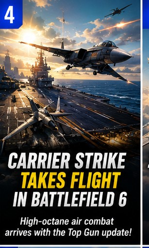 Top Gun Carrier Strike Mode Takes Flight in Battlefield 6