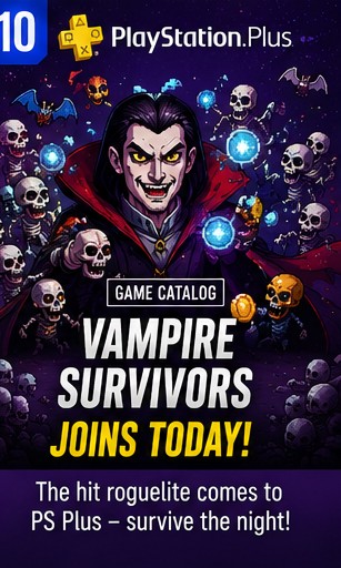 Vampire Survivors Arrives on PlayStation Plus Game Catalog