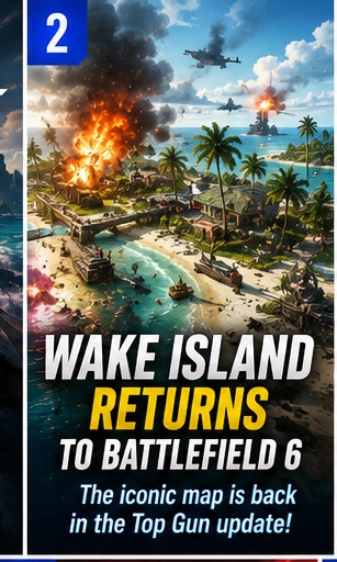 Wake Island Returns to Battlefield 6