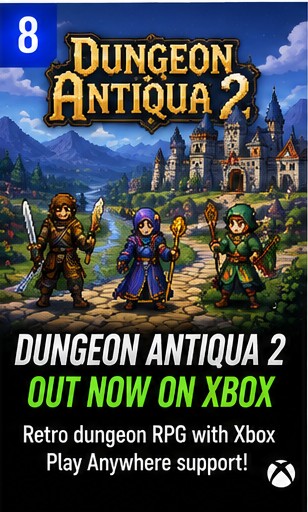 Dungeon Antiqua 2 Launches on Xbox Today