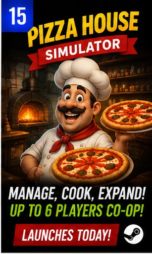 Pizza House Simulator Opens Its Doors Today