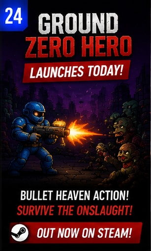 Ground Zero Hero Joins Today's Bullet-Heaven Releases