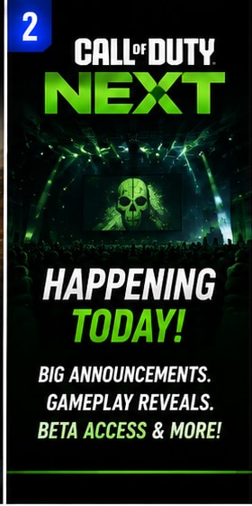 Call of Duty Next Takes Place Today