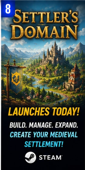 Settler's Domain Begins Building Its Medieval Settlements Today