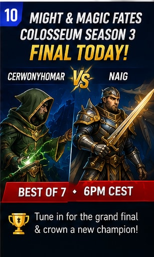 Might & Magic Fates Colosseum Season 3 Final Takes Place Today