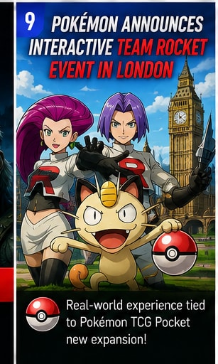Pokémon Announces Interactive Team Rocket Event in London