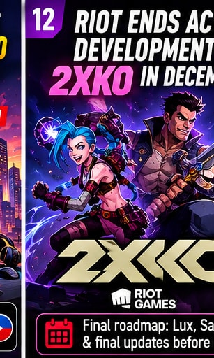 Riot Will End Active Development of 2XKO in December