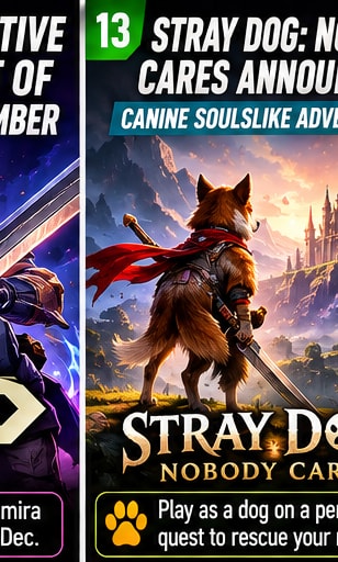 Stray Dog: Nobody Cares Revealed as Canine-Led Soulslike