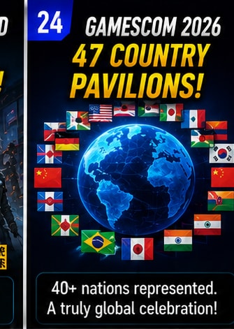Gamescom Expands to 47 International Country Pavilions