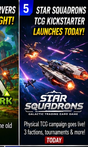 Star Squadrons Physical TCG Kickstarter Launches Today