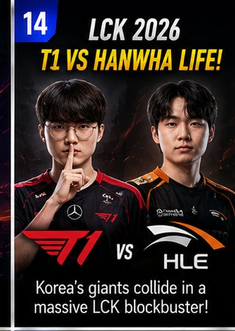 T1 Faces Hanwha Life Esports in Major LCK Sunday Series