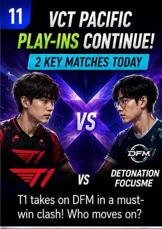 VCT Pacific Play-Ins Continue With Two Elimination Matches