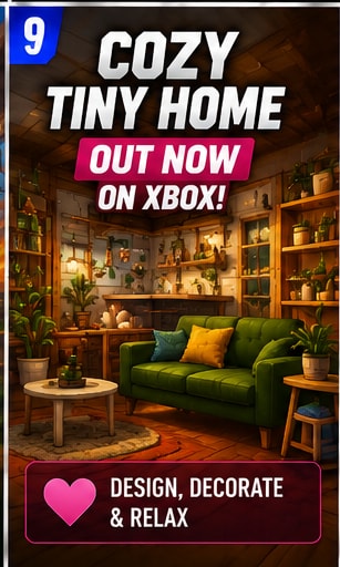 Cozy Tiny Home Launches on Xbox Today