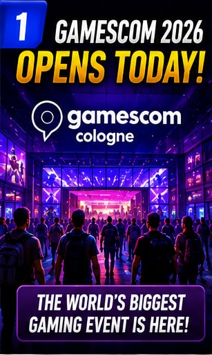 Gamescom 2026 Officially Opens in Cologne Today