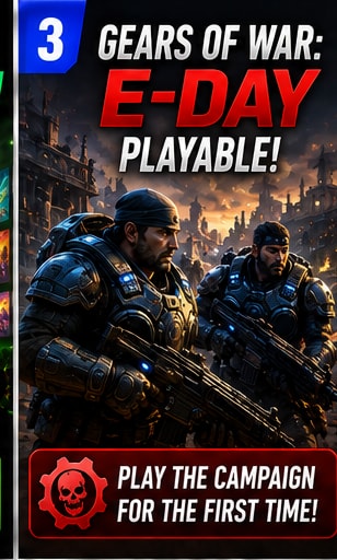 Gears of War: E-Day Campaign Becomes Publicly Playable for the First Time