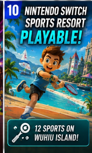 Nintendo Switch Sports Resort Playable Ahead of October Launch