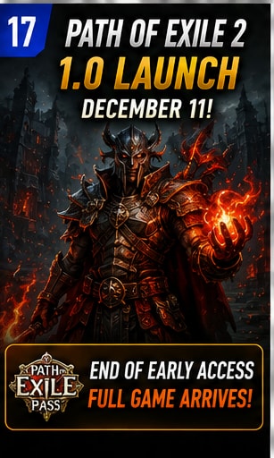 Path of Exile 2 Version 1.0 Launches December 11