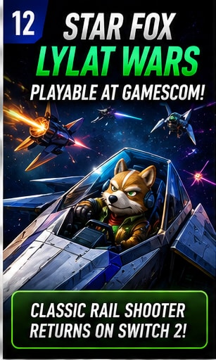 Star Fox Switch 2 Remake Appears on Gamescom Floor