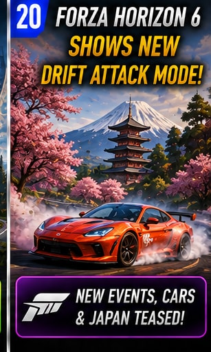 Forza Horizon 6 Shows New Drift Attack Mode