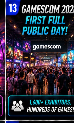 Gamescom 2026 Moves Into Its First Full Public Day