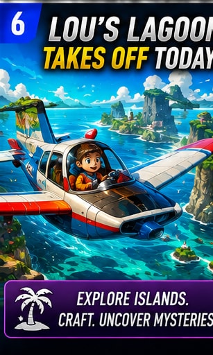 Lou's Lagoon Takes Off Today