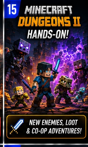 Minecraft Dungeons II Makes Its Gamescom Hands-On Debut