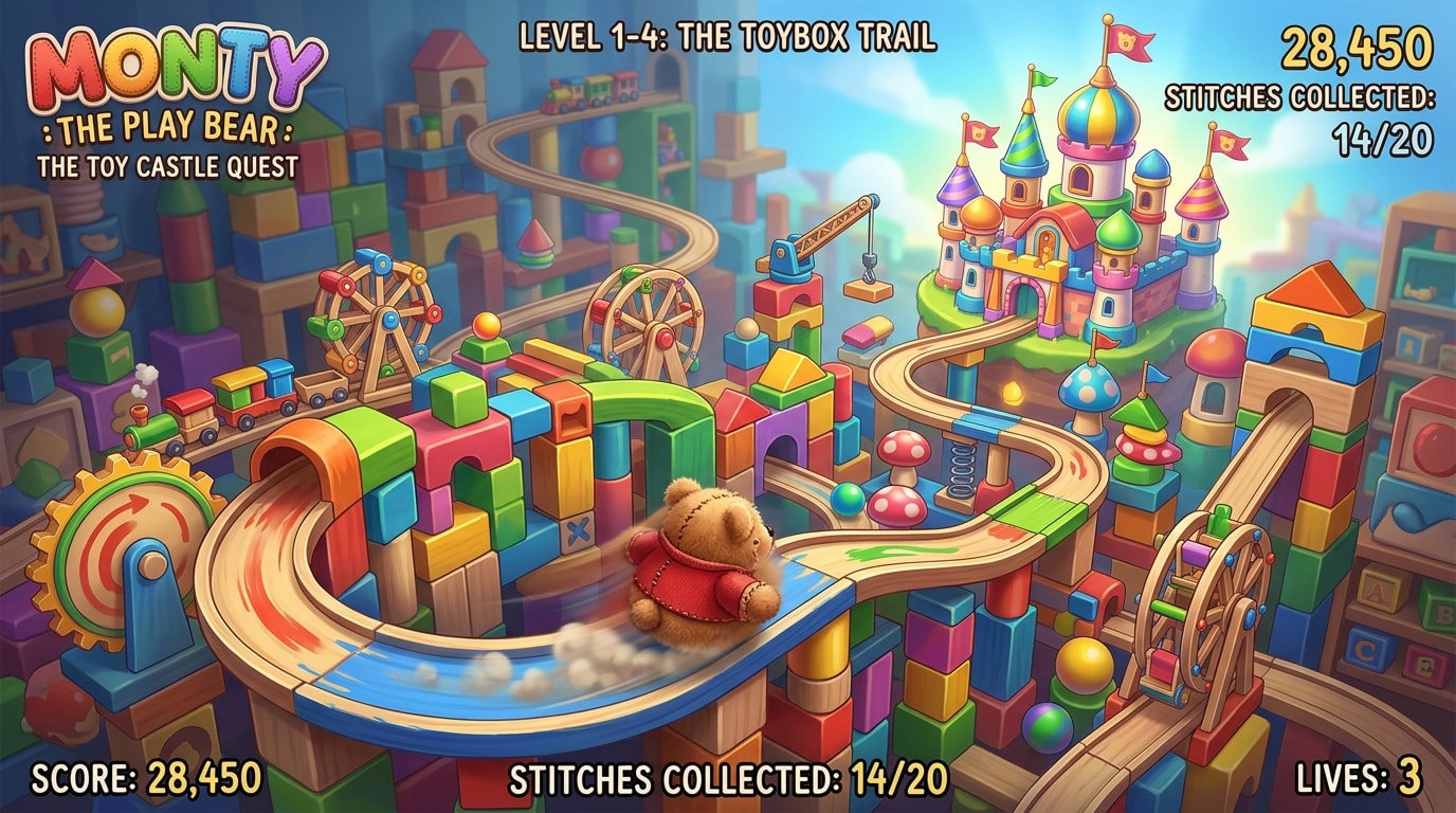 Monty the Play Bear Rolls Onto Xbox