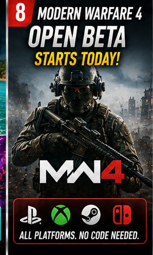 Modern Warfare 4 Open Beta Begins Today Across All Platforms