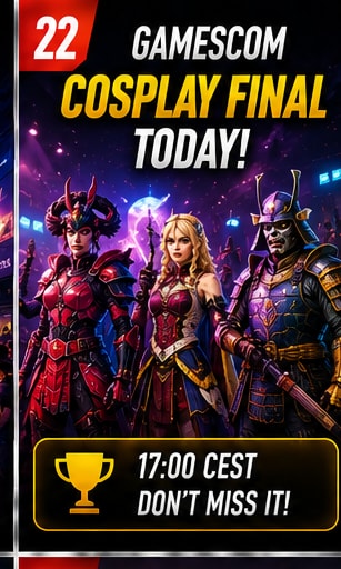 Gamescom Cosplay Contest Final Takes Place Today