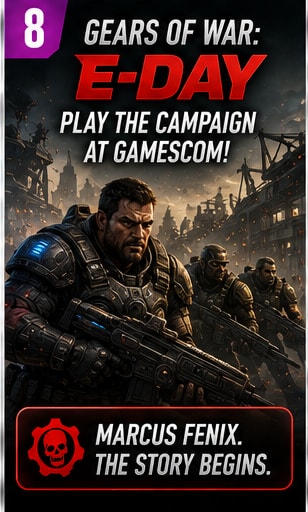 Gears of War: E-Day Campaign Demo Remains Playable at Gamescom