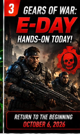 Gears of War: E-Day Campaign Gets Its Final Gamescom Hands-On Sessions