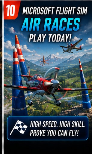 Microsoft Flight Simulator Air Races Stay Playable Through Sunday