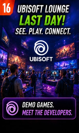 Ubisoft's Gamescom Community Lounge Opens for Its Final Day