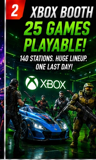 Xbox Keeps 25 Upcoming Games Playable on Gamescom's Final Day