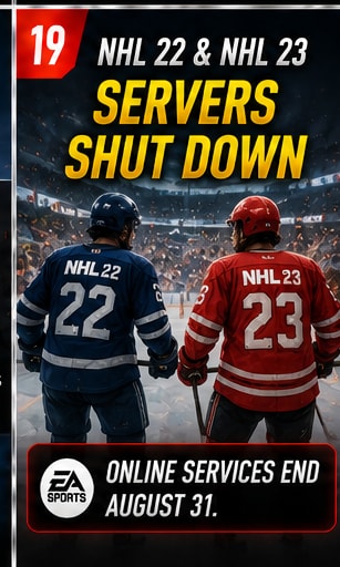 NHL 22 Online Servers Shut Down Today