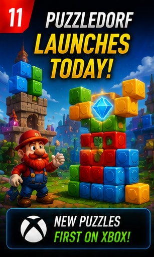 Puzzledorf Launches on Xbox With New Puzzles First