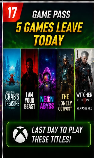 The Witcher 3 Remastered Edition Leaves Xbox Game Pass Today