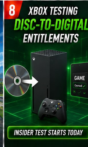 Xbox Begins Testing Disc-to-Digital Game Entitlements Today