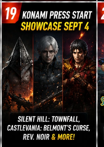 Konami Announces September 4 PRESS START Showcase