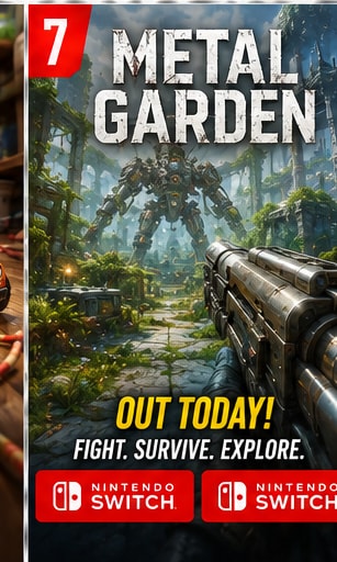 Metal Garden Arrives on Nintendo Switch and Switch 2