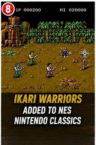 Ikari Warriors Added to Nintendo's NES Library