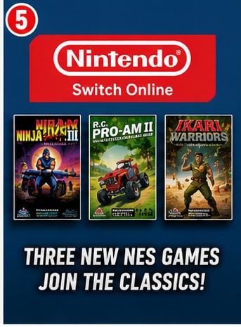 Nintendo Switch Online Adds Three More NES Games